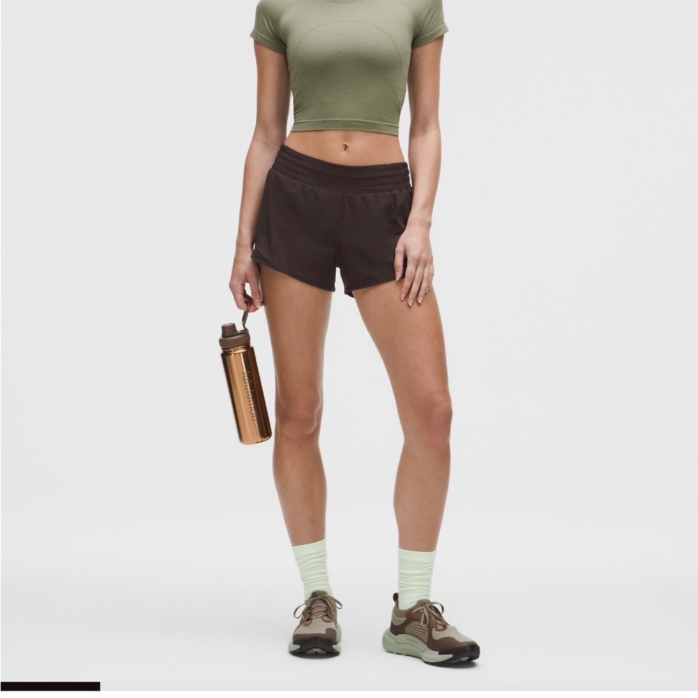 Lululemon athletica Black Hotty Hot 2.5”Athletic Shorts